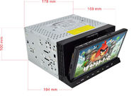 Dubbele Androïde 2.3 Autopc van DIN, Universele Indash 2 DIN-de Monitorauto DVD DV van het Aanrakingsscherm