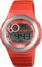 Ronde Vrouwen Digitale Horloges met het Licht van Gr en 100m Bestand Water