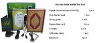 Woord per woord OLED-scherm digitale Tajweed en Tafseer Quran Pen Reader met MP3