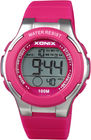 Digitale de Horlogeschronograaf 1 Jaarwaarborg Kr van roze Tienersportenvrouwen