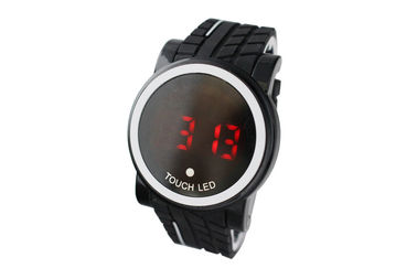 Unieke Geleide Touchscreen Horloge Digitale Polshorloges Unisex- met TPU-Banden