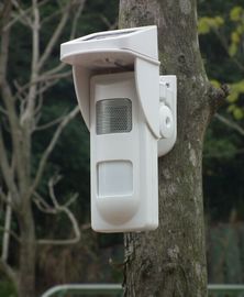 De zonnealarmpir Detector met Geluid en het Licht alarmeren Geen het Schenden